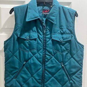 Vintage Roper Vest - Teal